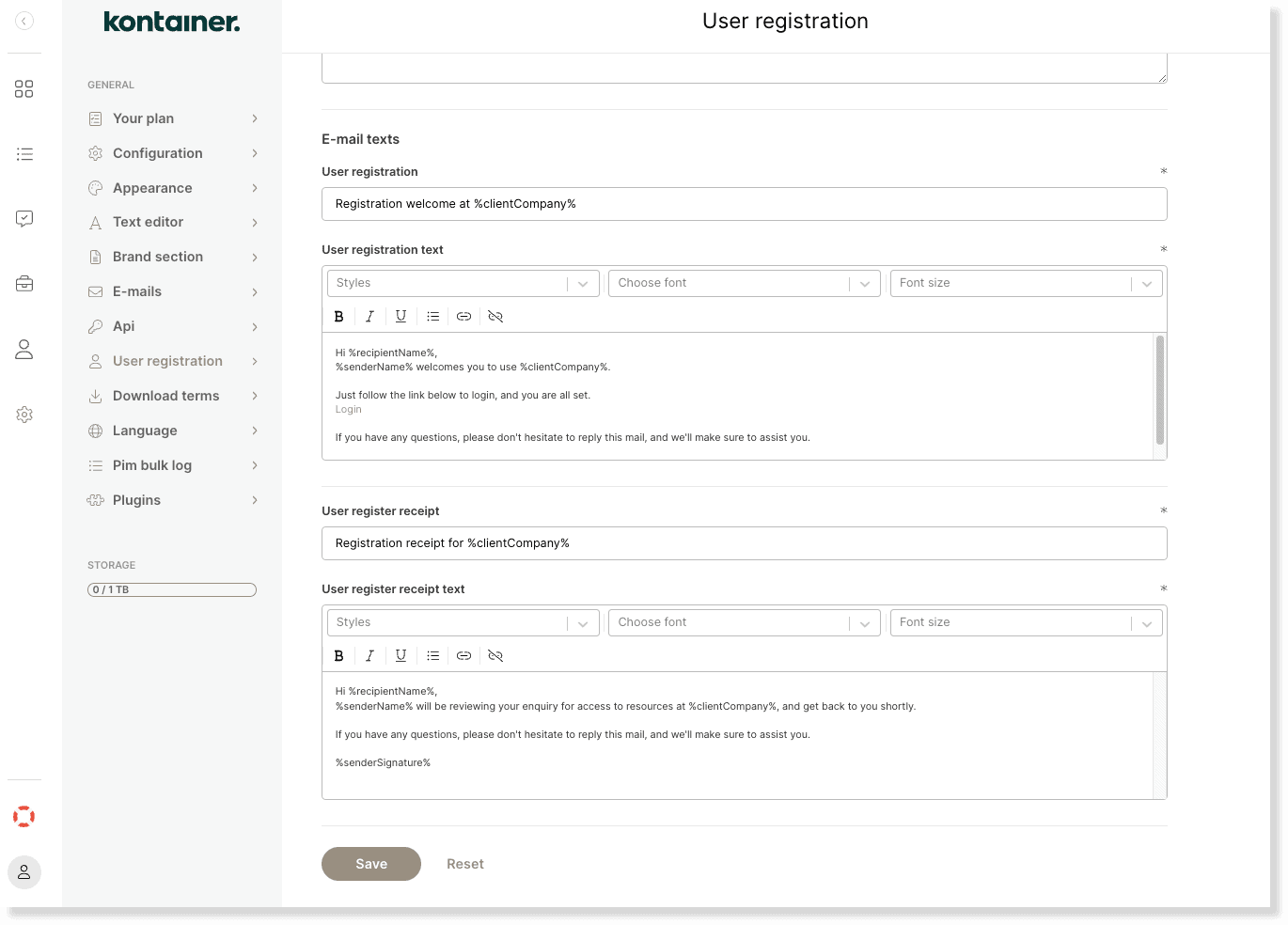 User registration image 2