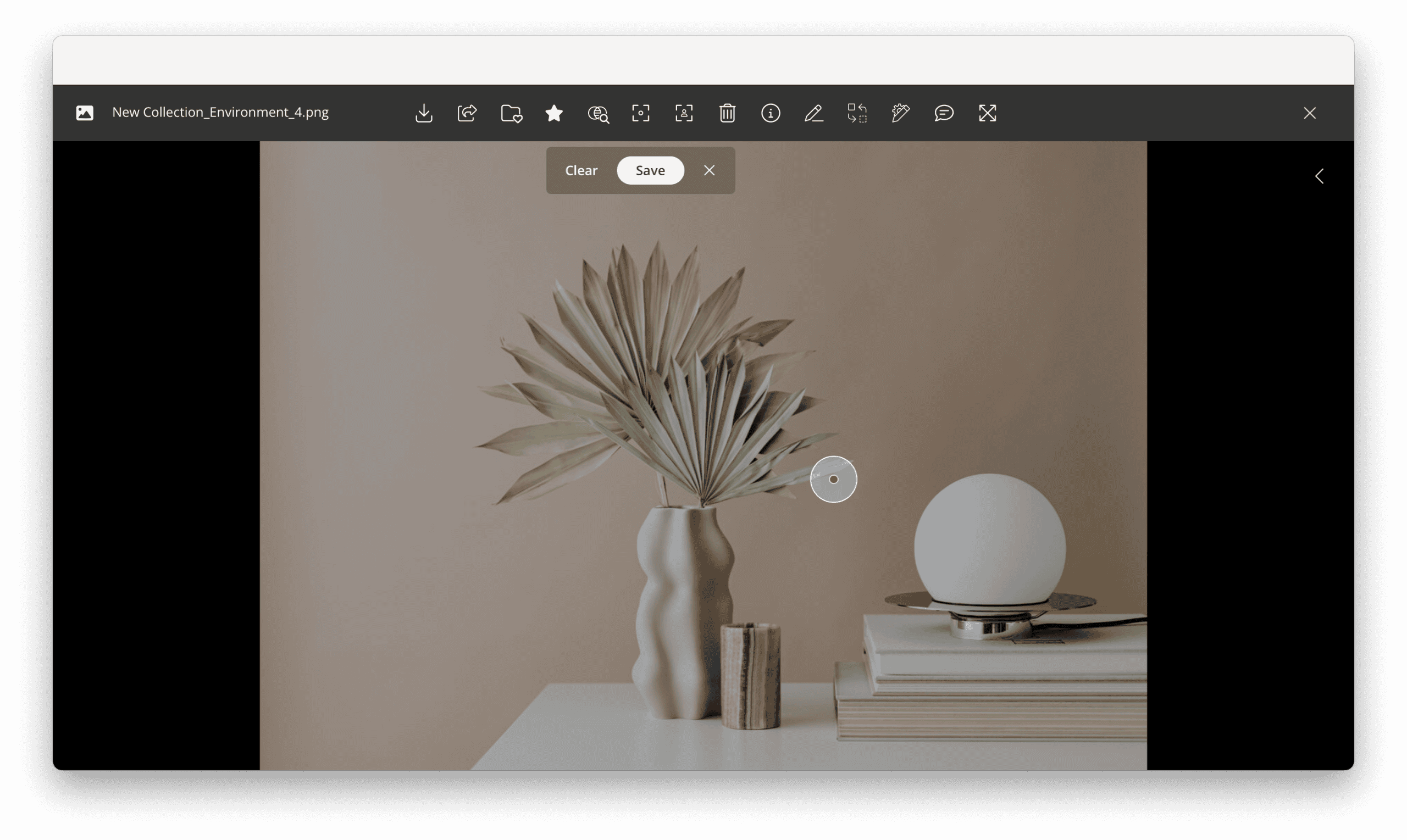 Set focal point on images in Kontainer