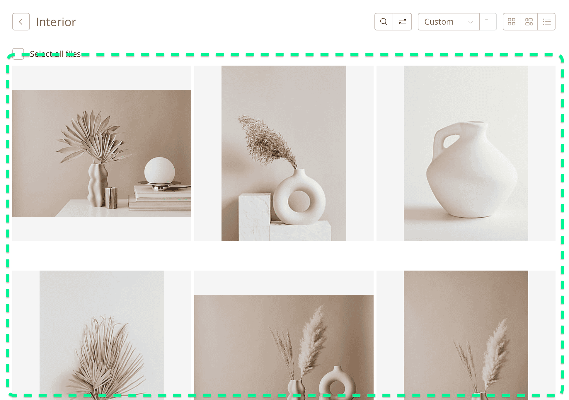 Kontainer box file view